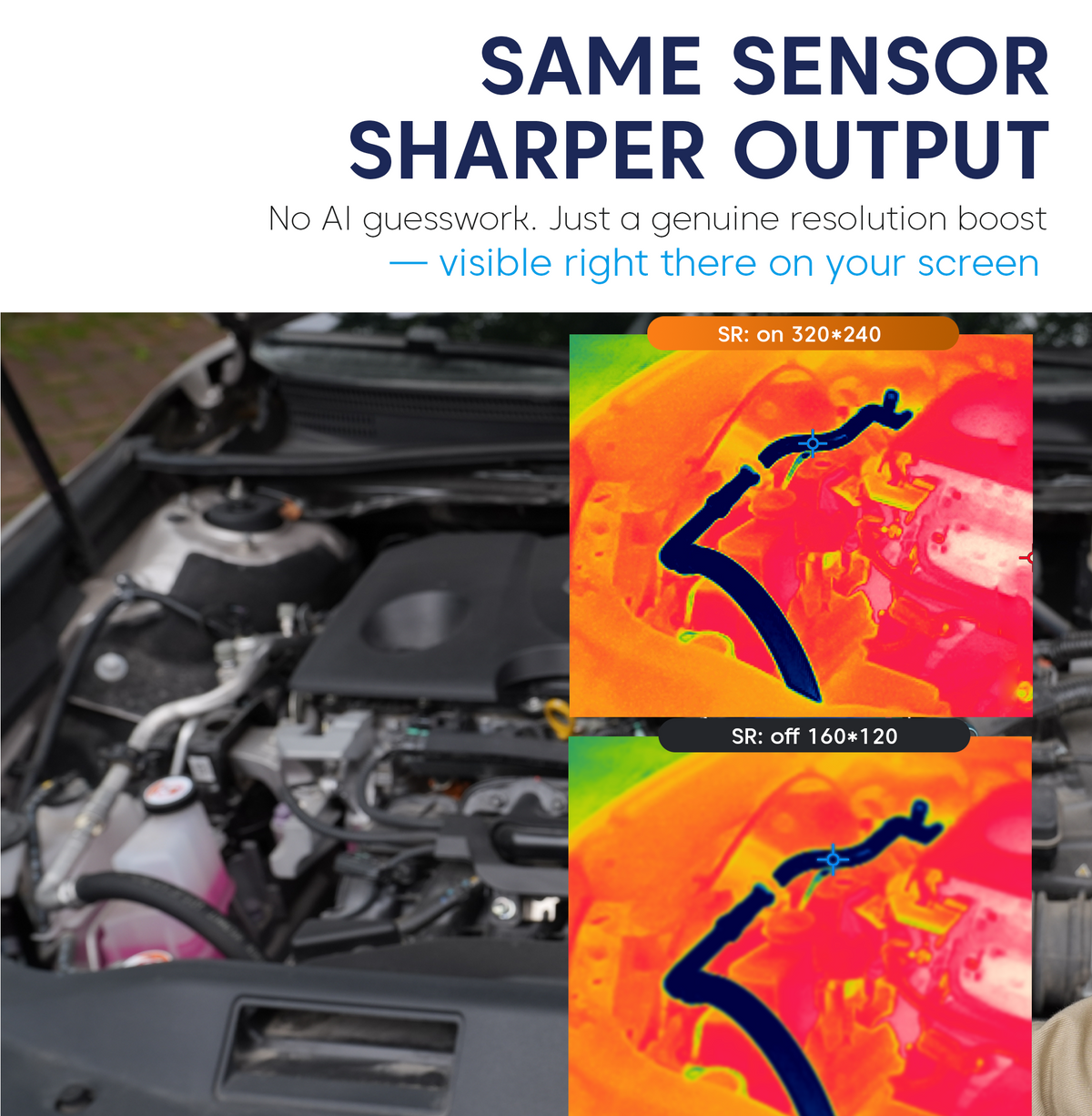 FOTRIC Ti3 thermal imaging camera with handheld design and digital display, used for infrared temperature measurement and inspection.