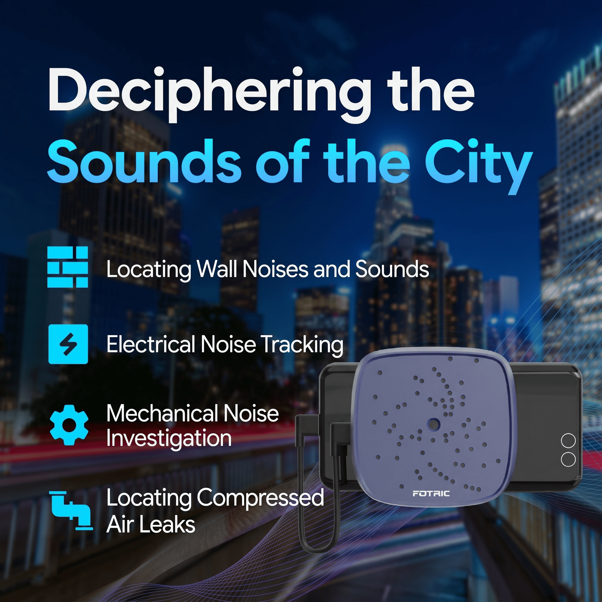FOTRIC TD2 Geek Portable Acoustic Imaging - FOTRIC Global Official Store
