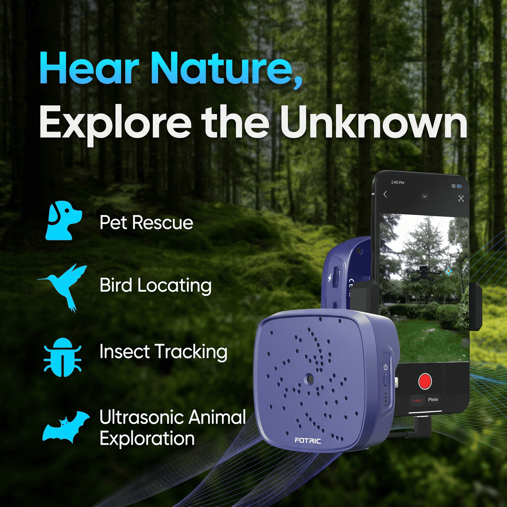 FOTRIC TD2 Geek Portable Acoustic Imaging - FOTRIC Global Official Store