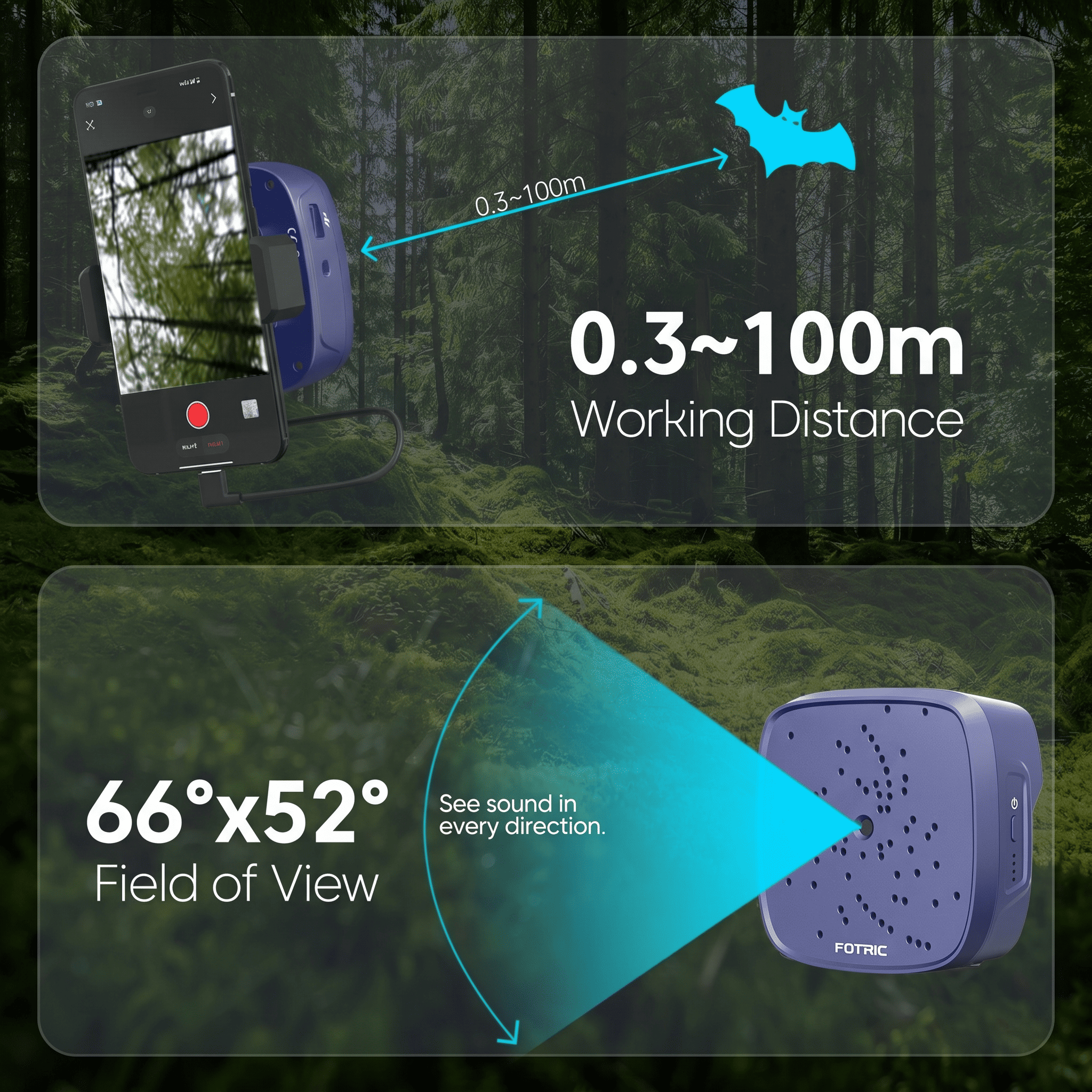 FOTRIC TD2 Geek Portable Acoustic Imaging - FOTRIC Global Official Store